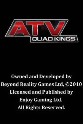 ATV Quad Kings (USA) (En,Fr,Es) screen shot title